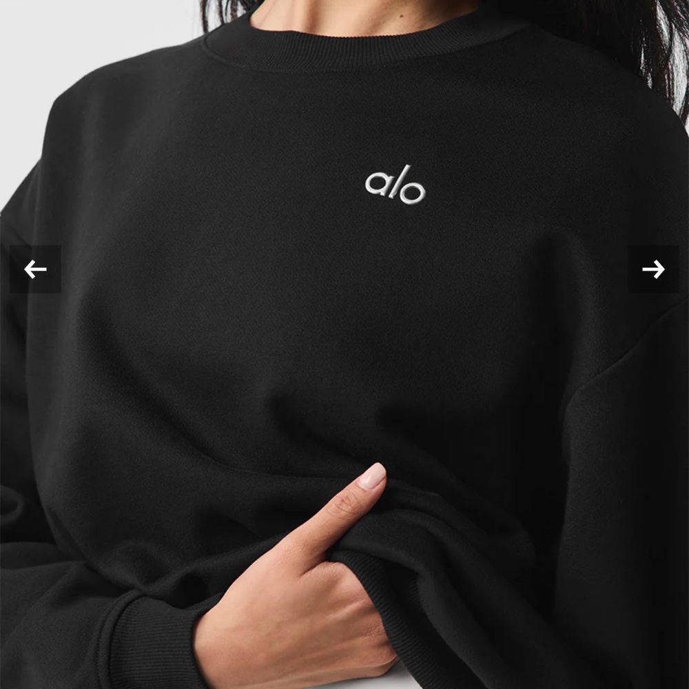 ALO Accolade Sweatshirt Black